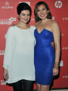 PARK CITY, UT - JANUARY 21: (L-R) Actors Casey Wilson and June Diane Raphael attend the "Ass Backwards" premiere at Egyptian Theatre during the 2013 Sundance Film Festival on January 21, 2013 in Park City, Utah. (Photo by Sonia Recchia/Getty Images)