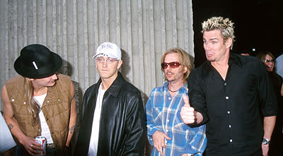 Kid Rock , Eminem , David Spade and Mark McGrath at the Hollywood premiere of Columbia's Joe Dirt