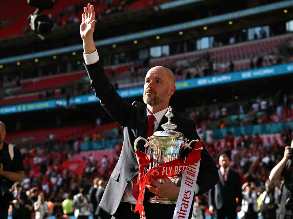 Ten Hag bleibt in Manchester (BEN STANSALL)