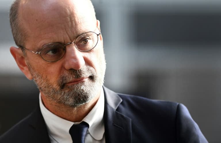 Le ministre de l'Education Jean-Michel Blanquer le 10 février 2022 à Brest - Fred TANNEAU © 2019 AFP