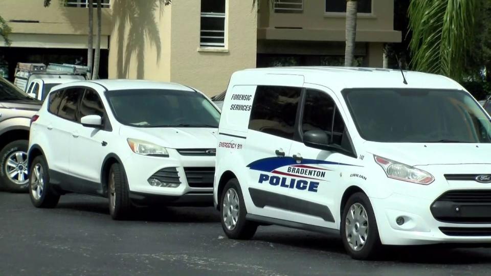 Bradenton Police Department assists in the explosion investigation. Photo Credits: WSNN-TV