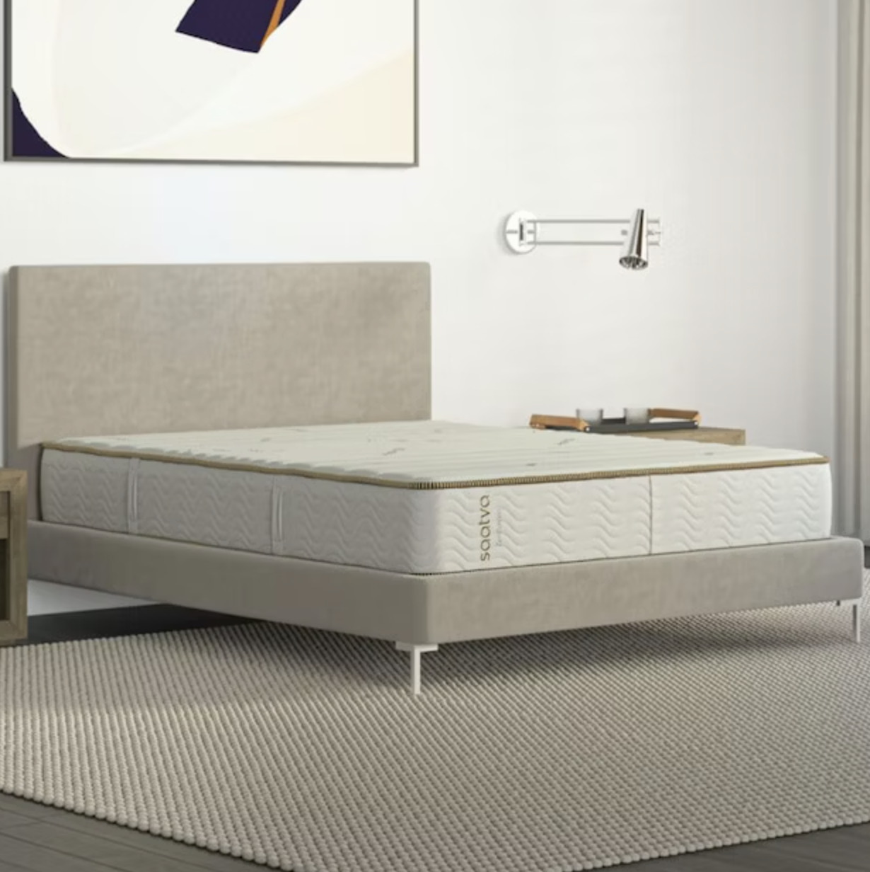 <p><a href="https://go.redirectingat.com?id=74968X1596630&url=https%3A%2F%2Fwww.saatva.com%2Fmattresses%2Fzenhaven%3Fcoupon%3Dfrifvwdywrnmluog&sref=https%3A%2F%2Fwww.womenshealthmag.com%2Flife%2Fg60431773%2Fsaatva-mattress-sale-april-2024%2F" rel="nofollow noopener" target="_blank" data-ylk="slk:Shop Now;elm:context_link;itc:0;sec:content-canvas" class="link rapid-noclick-resp">Shop Now</a></p><p>Zenhaven Natural Latex Mattress</p><p>Saatva</p><p>$2801.00</p><span class="copyright">Saatva</span>