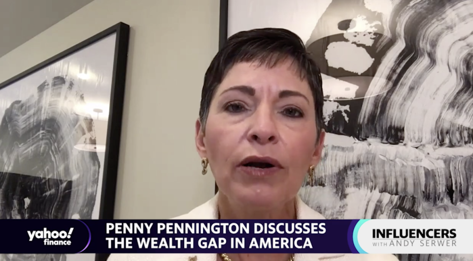 Edward Jones Managing Partner Penny Pennington appears on "Influencers with Andy Serwer."