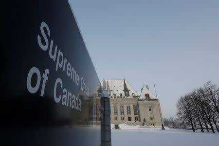 FILE PHOTO: A view shows the Supreme Court of Canada in Ottawa February 6, 2015. REUTERS/Chris Wattie/File Photo