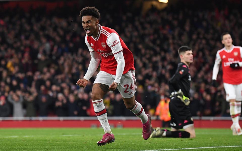 Reiss Nelson spent last season on loan in the Bundesliga - Arsenal FC