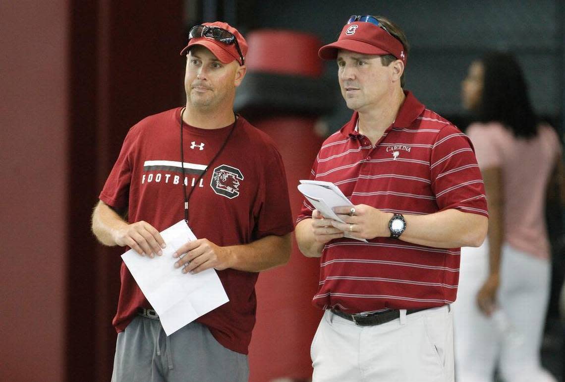 Kurt Roper was Will Muschamp’s first offensive coordinator at South Carolina, lasting two seasons.