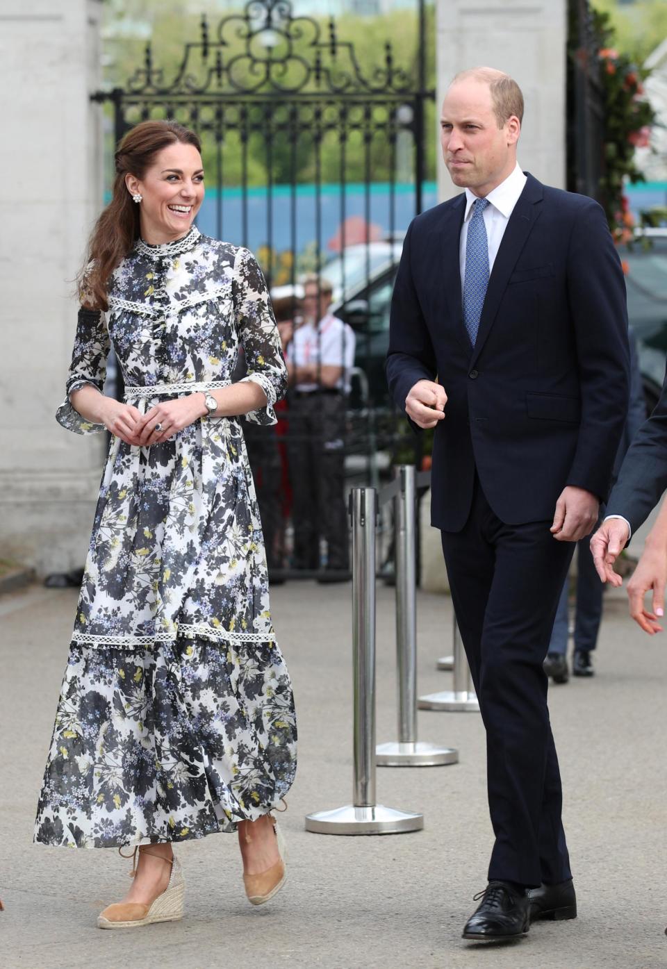 The Duchess of Cambridge wearing Erdem to the Chelsea Flower Show in 2019 (Getty Images )