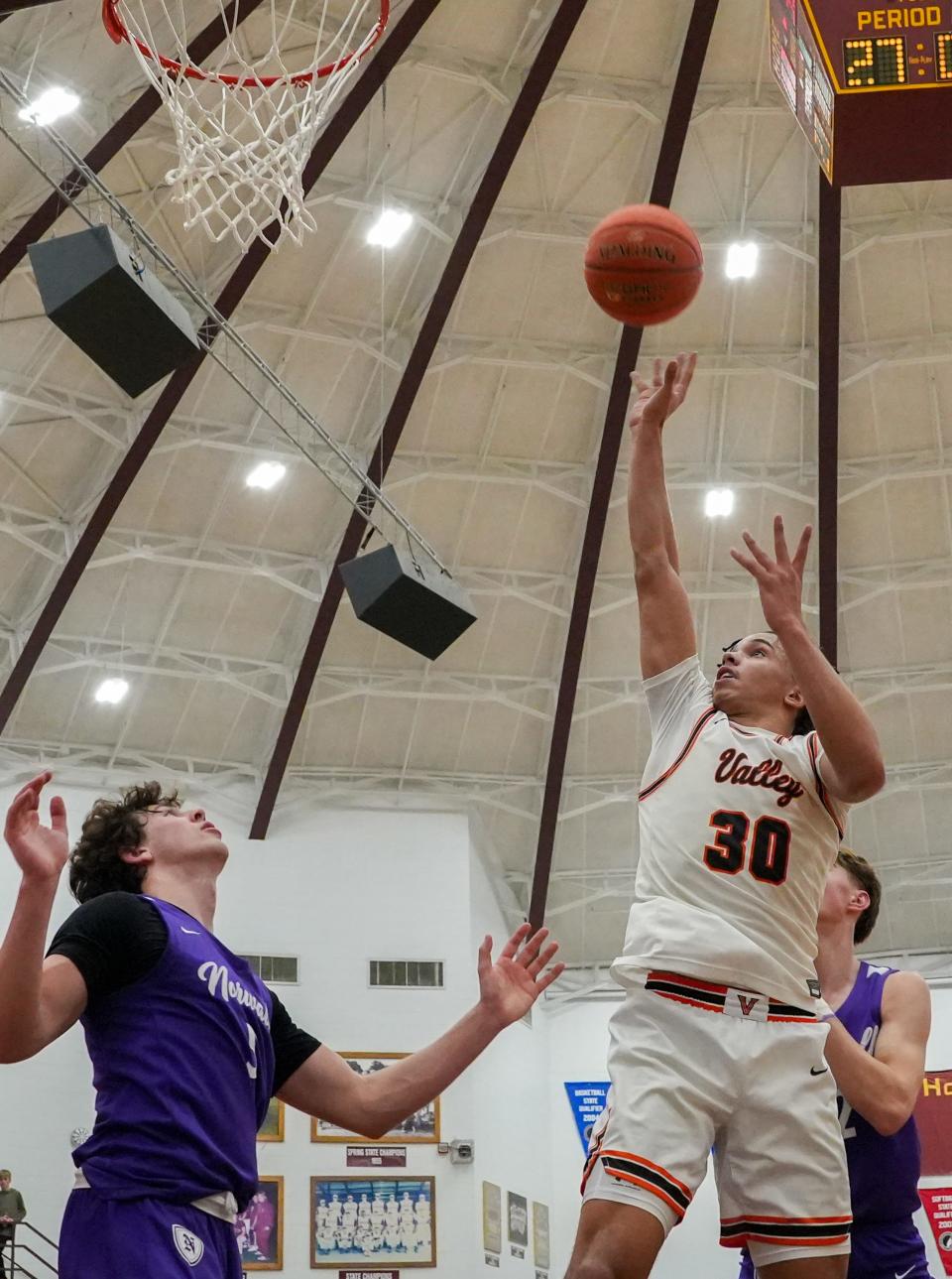 Valley junior Curtis Stinson already has an offer on the table from Iowa State, among other Division I programs.