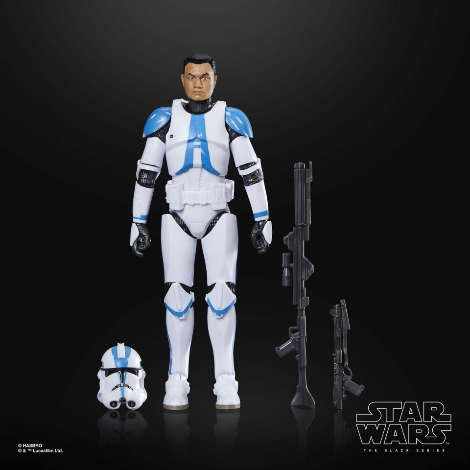 Commander Appo action figure on a dark background