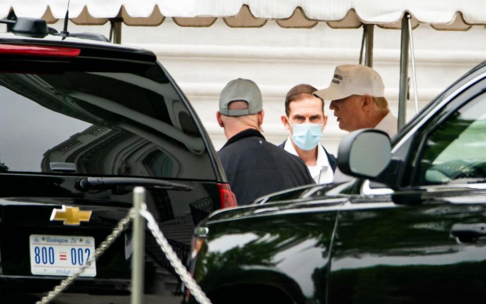 Donald Trump departs for his golf club in Steling Virginia - Jim Lo Scalzo/Shutterstock