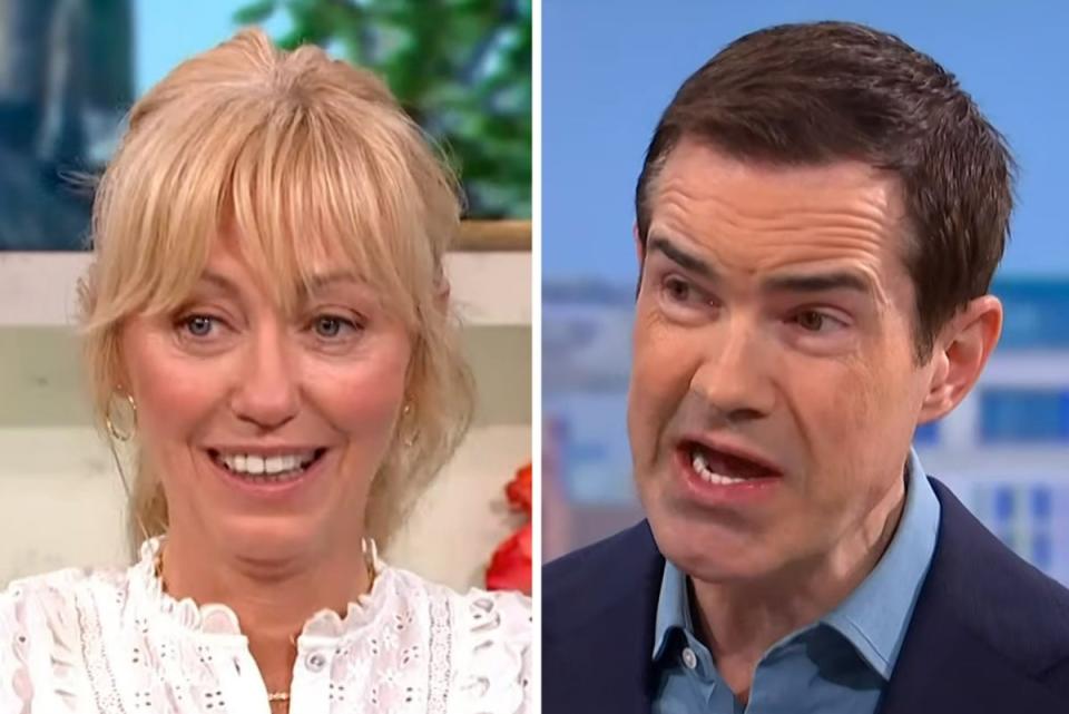 Clodagh McKenna and Jimmy Carr on ‘This Morning' (ITV)