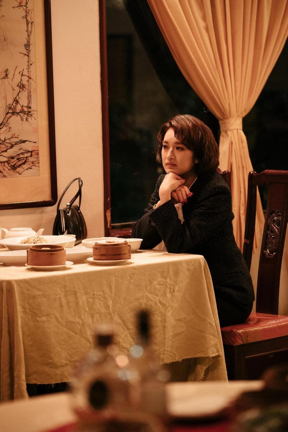 導演蕭雅全對日本女星門脇麥的眼神特別讚賞，尤其是沉默看著對手時。（華映提供）