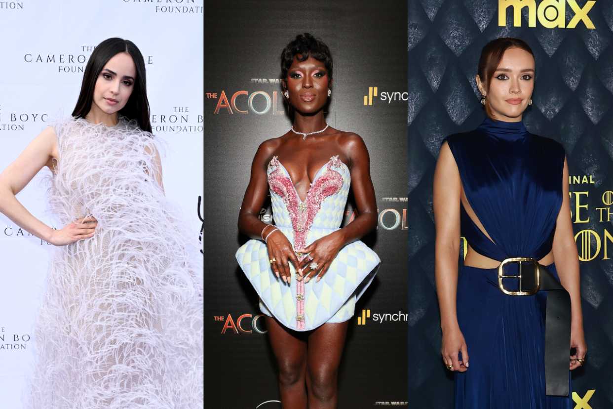 Sofia Carson, Jodie Turner-Smith and Olivia Cooke were just a few of the stars who made our best and worst-dressed celebrity fashion lists this past week. (Photos via Getty Images)