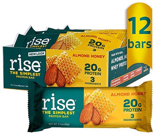 10) Rise Almond Honey Whey Protein Bars