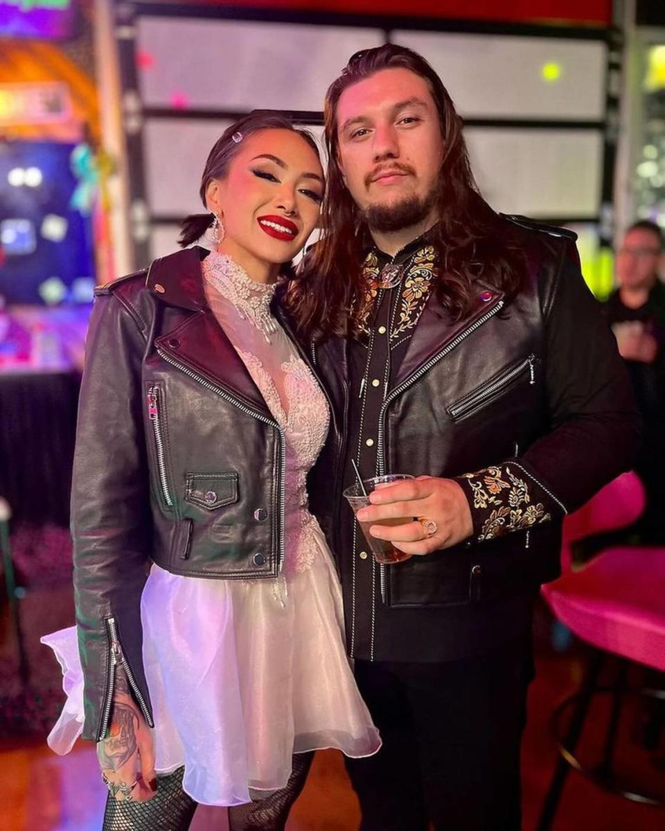 WWE Superstar Shotzi and Jesus Alfaro eloped in Vegas, and then she wrestled in her wedding dress later that night.