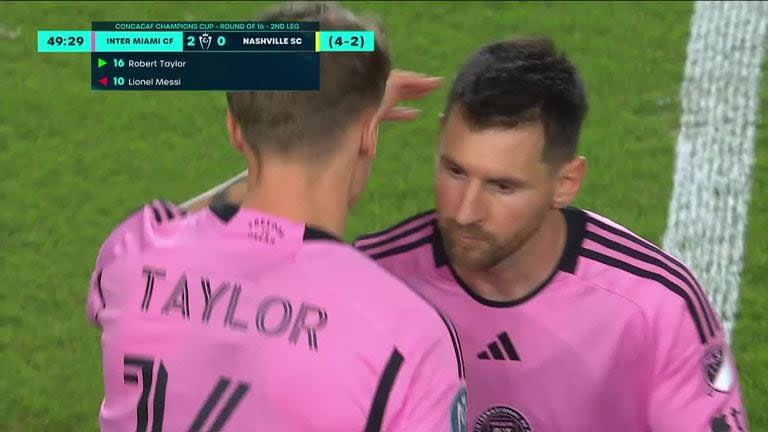 Messi salió con una molestia en el partido de Inter Miami por la Concachampions