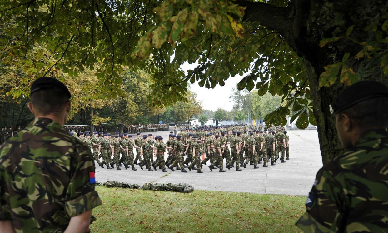 <span>UK 18-year-olds may have to do national service under the proposed policy.</span><span>Photograph: PA Images/Alamy</span>