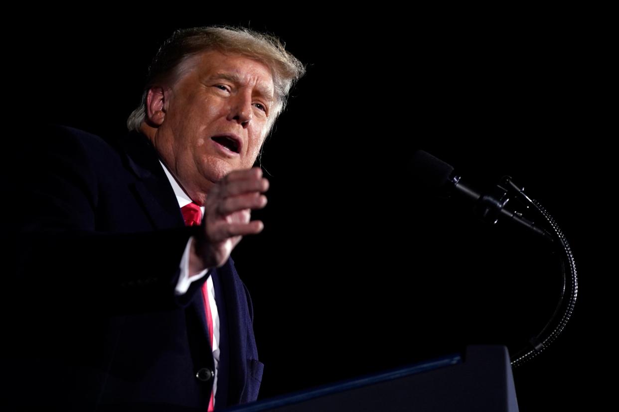 <p>Los planes de Trump, dijeron, están impulsados en gran medida por su deseo de venganza.  </p> (Copyright 2021 The Associated Press. All rights reserved.)