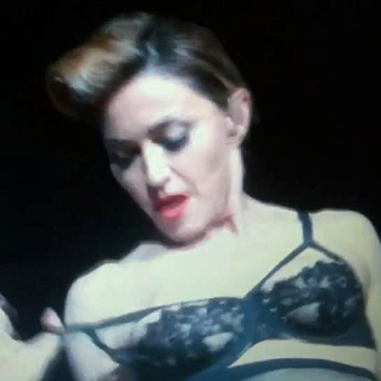 Madonna's Huge Nip Slip — Loses Bra At MDNA Concert
