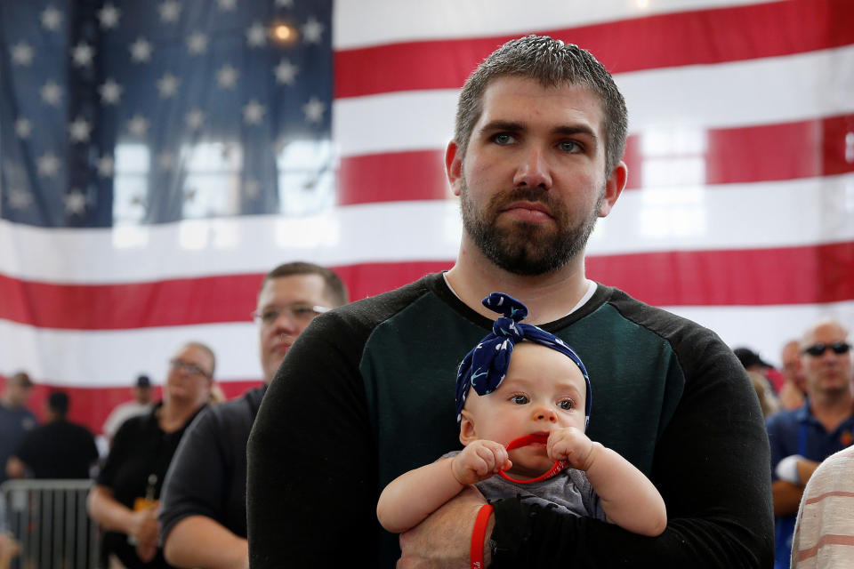 Bringing a baby to Trump rally