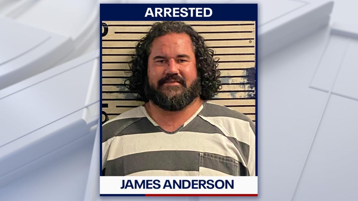 <div>James Anderson mugshot courtesy of the Holmes County Sheriff's Office.</div>