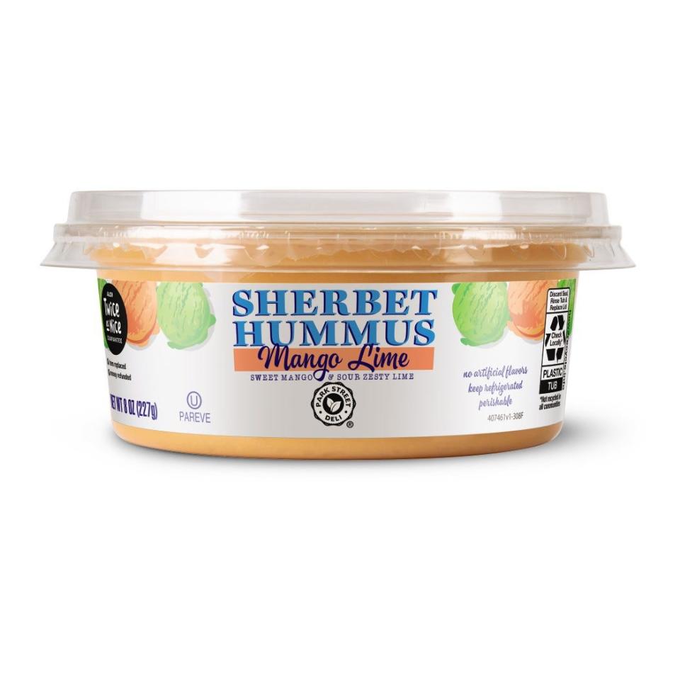 Park Street Deli sherbert hummus from aldi