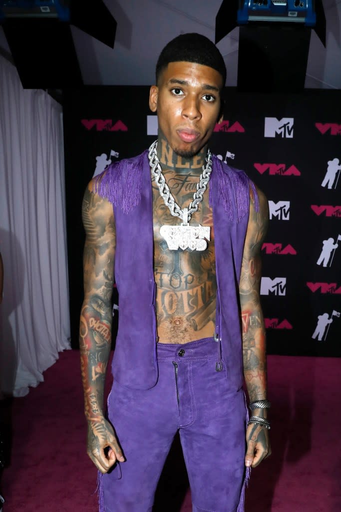 NLE Choppa, 2023 mtv vmas red carpet