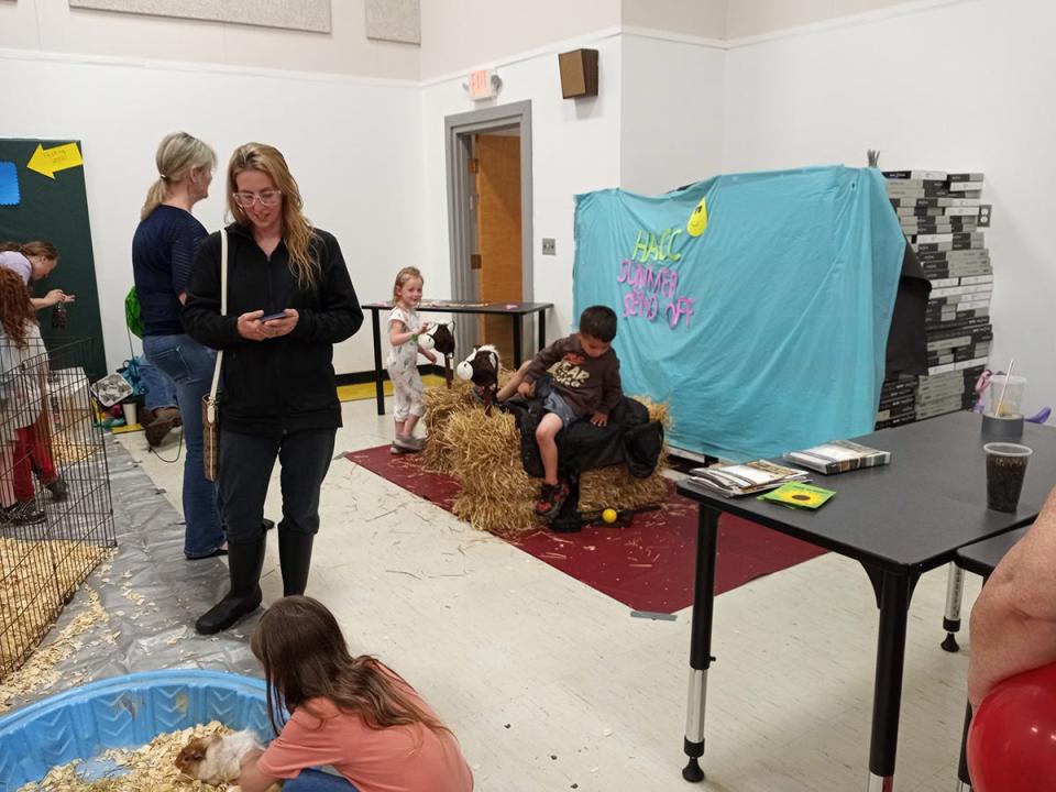 Children and their families attended Wednesday's "Family Night" at Hillsdale Area Career Center.