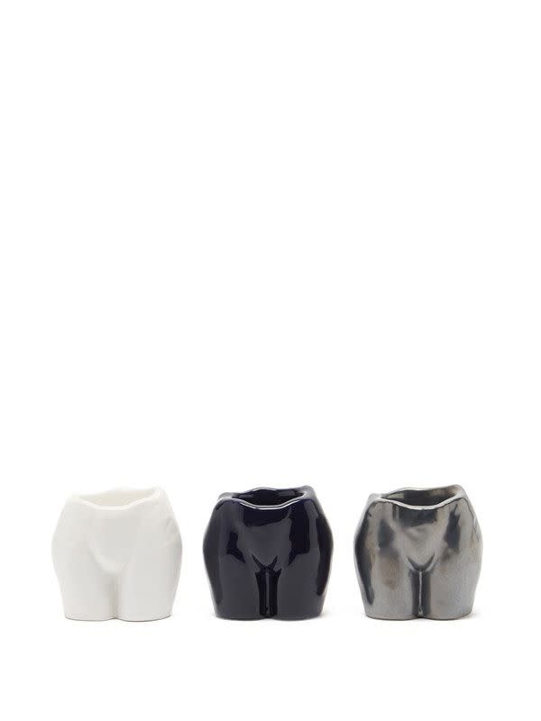 Rock Bottom set of three tealight holders