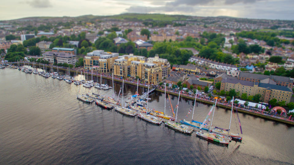 Organisers of the Foyle Maritime Festival expect huge crowds to welcome the Clipper Race to the city (Derry City and Strabane District Council/PA)