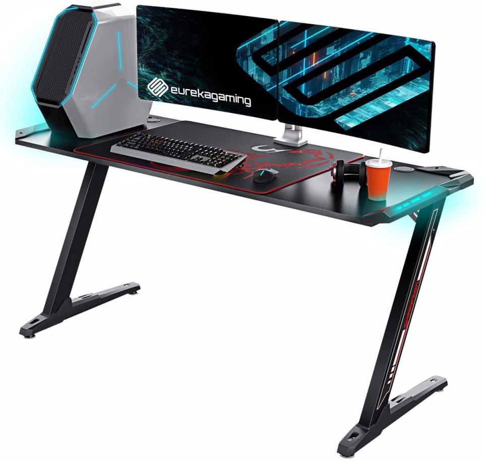 Eureka Ergonomic Gaming Desk 