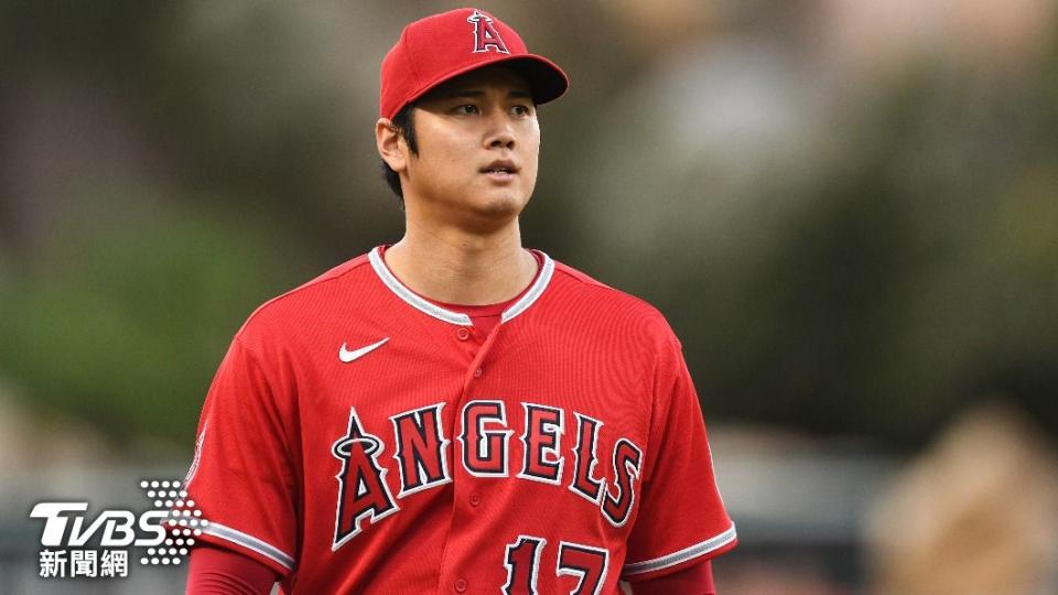 效力於洛杉磯天使隊的日本棒球選手大谷翔平。（圖／達志影像美聯社）