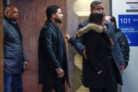 Former "Empire" actor Jussie Smollett leaves court after his arraignment in Chicago