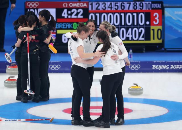 Great Britain women's curling team takes gold in dominant win over Japan