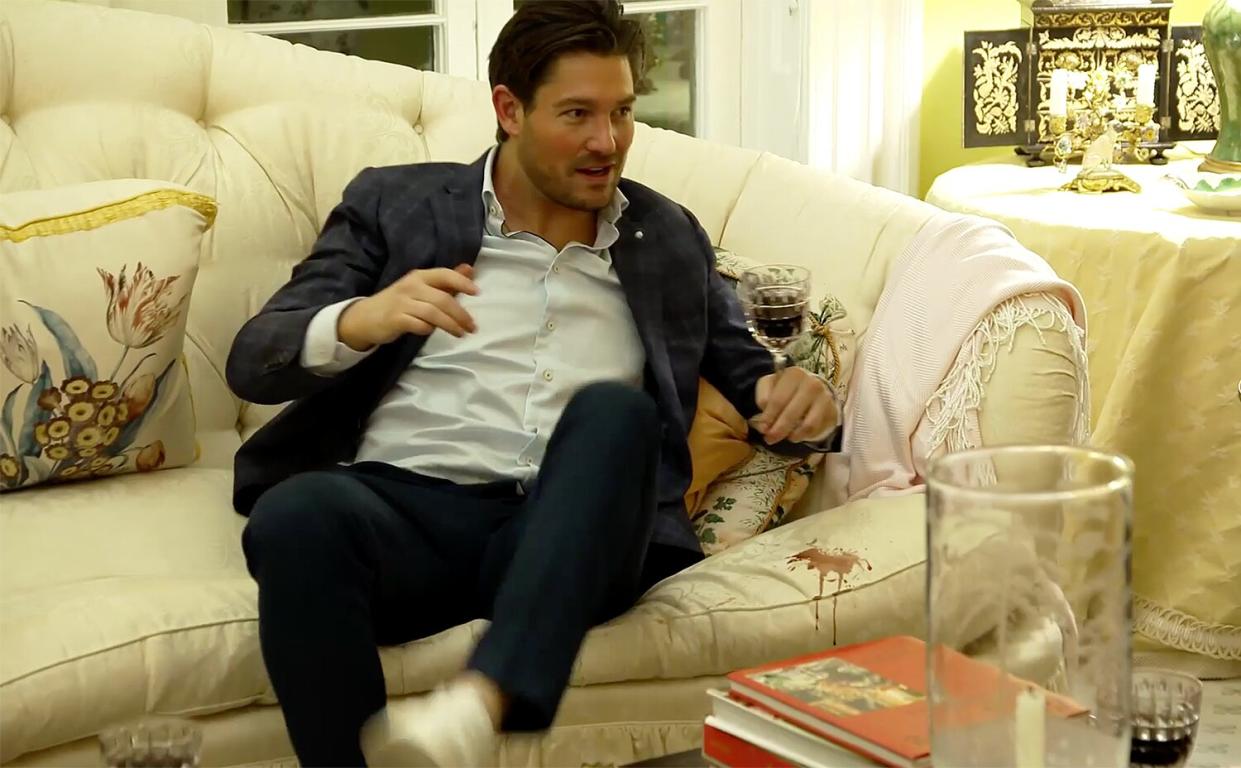 Southern Charm's Craig Conover Spills Red Wine on Patricia Altschul's Expensive Sofa