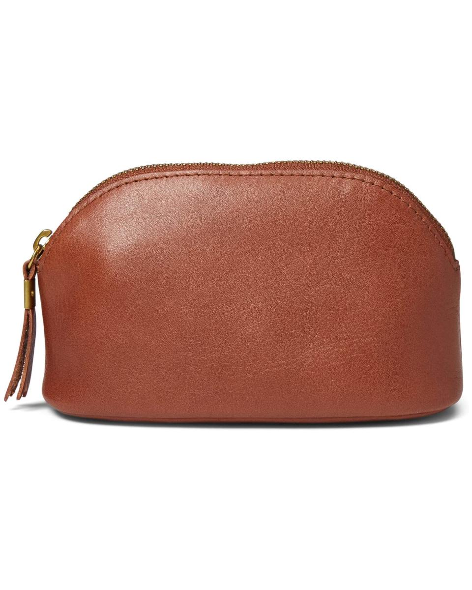 <p>Made with a gorgeous English saddle brown leather, <a href="https://www.jdoqocy.com/click-8489100-11554337?sid=--SK-mothers-day-gifts-zappos&url=https%3A%2F%2Fwww.zappos.com%2Fp%2Fmadewell-the-leather-makeup-pouch-english-saddle%2Fproduct%2F9377890%2Fcolor%2F837995%3FPID%3D100092383%26AID%3D14044464%26utm_source%3DSkimlinks%26splash%3Dnone%26utm_medium%3Daffiliate%26cjevent%3Dd153244ce84211ed817c01840a82b824%26utm_campaign%3D5370367%26utm_term%3D100092383%26utm_content%3D14044464%26zap_placement%3D87443X1591259X8f1bb92bf34ba95aa2773d3f296d3e2e" rel="nofollow noopener" target="_blank" data-ylk="slk:this Madewell makeup pouch;elm:context_link;itc:0" class="link ">this Madewell makeup pouch</a> is great for holding all your essentials. It’s so cute, you could even use it as a clutch!</p> <div class="buy-now pmc-product-wrapper // lrv-u-border-b-1 lrv-u-border-color-grey-light lrv-u-padding-b-150 lrv-u-margin-b-2"> <span class="c-span  buy-now__title lrv-u-font-family-secondary lrv-u-font-weight-700 lrv-u-font-size-28 u-font-size-34@tablet lrv-u-line-height-small lrv-u-display-block"> Madewell The Leather Makeup Pouch</span> <span class="c-span  buy-now__price pmc-product-price lrv-u-font-family-secondary lrv-u-font-size-20 lrv-u-color-grey-dark u-font-size-21@tablet u-letter-spacing-012"> $39.50</span> <div> <a class="link " href="https://www.jdoqocy.com/click-8489100-11554337?sid=--SK-mothers-day-gifts-zappos&url=https%3A%2F%2Fwww.zappos.com%2Fp%2Fmadewell-the-leather-makeup-pouch-english-saddle%2Fproduct%2F9377890%2Fcolor%2F837995%3FPID%3D100092383%26AID%3D14044464%26utm_source%3DSkimlinks%26splash%3Dnone%26utm_medium%3Daffiliate%26cjevent%3Dd153244ce84211ed817c01840a82b824%26utm_campaign%3D5370367%26utm_term%3D100092383%26utm_content%3D14044464%26zap_placement%3D87443X1591259X8f1bb92bf34ba95aa2773d3f296d3e2e" rel="nofollow noopener" target="_blank" data-ylk="slk:Buy now;elm:context_link;itc:0"> <span class="c-button__inner lrv-u-color-white a-font-secondary-bold-xs lrv-u-text-transform-uppercase u-letter-spacing-015"> Buy now </span> </a> </div> </div>