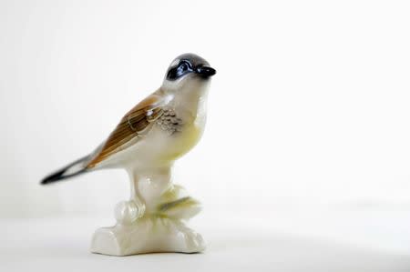 A ceramic bird is seen at the Bosnian War Childhood museum exhibition in Zenica, Bosnia and Herzegovina, June 21, 2016. REUTERS/Dado Ruvic