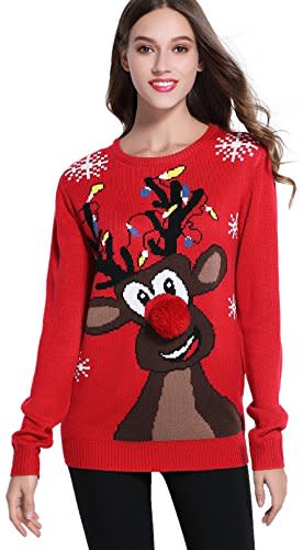 Rudolph Ugly Christmas Sweater