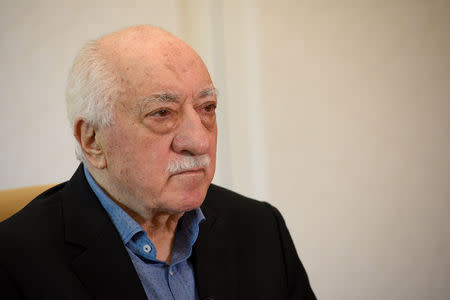 FILE PHOTO: U.S.-based Turkish cleric Fethullah Gulen at his home in Saylorsburg, Pennsylvania, U.S. July 10, 2017. REUTERS/Charles Mostoller