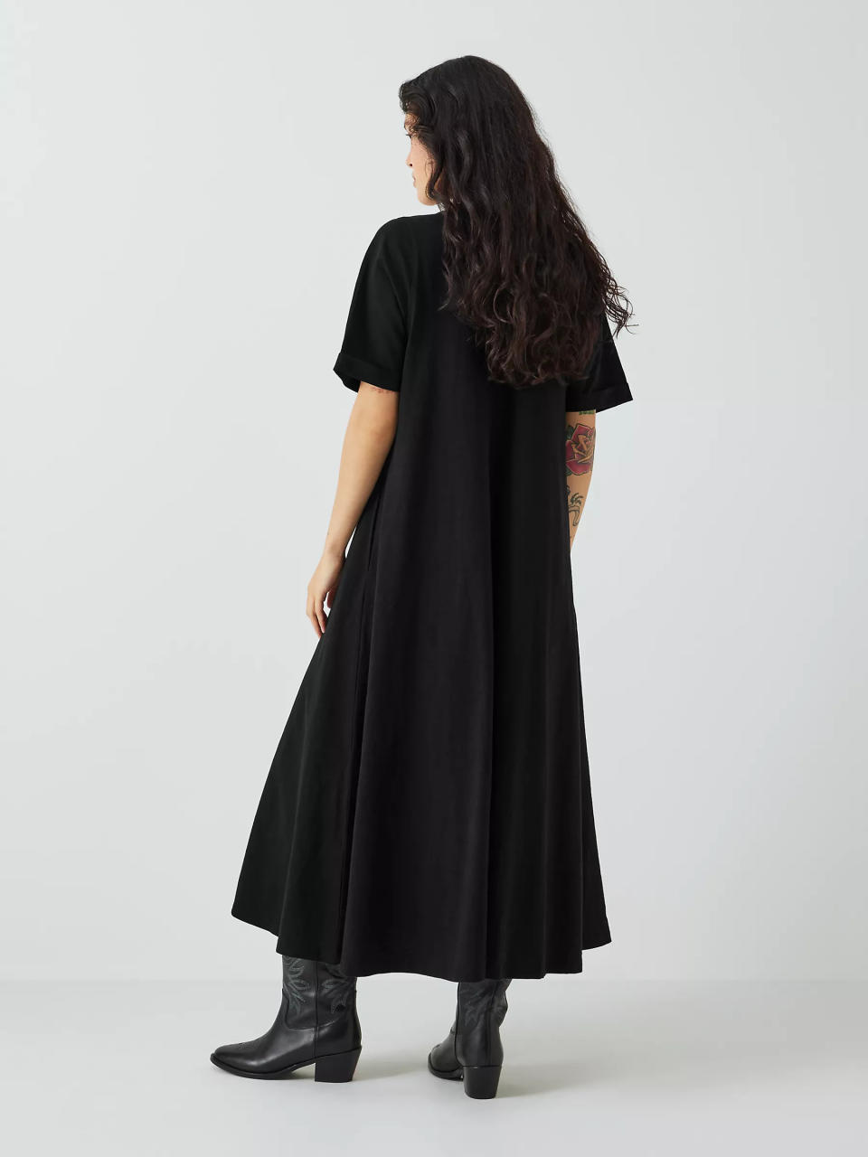 The voluminous skirt makes the dress look a lot more expensive than it's. (John Lewis)