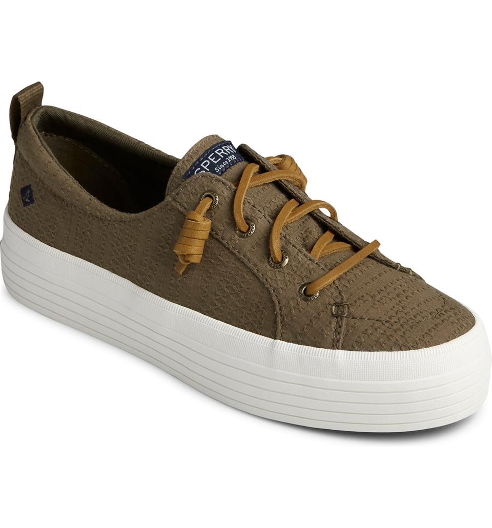 18) Sperry Slip-On Platform Sneakers