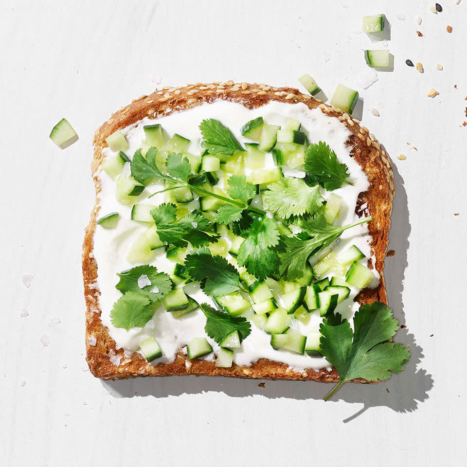 Quark & Cucumber Toast