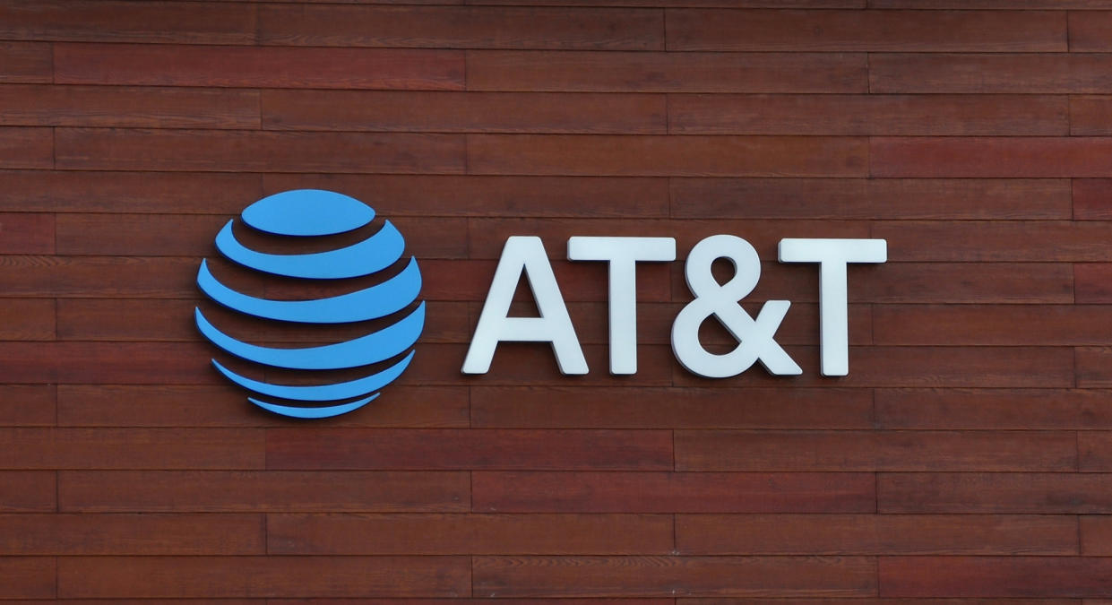  AT&T logo. 