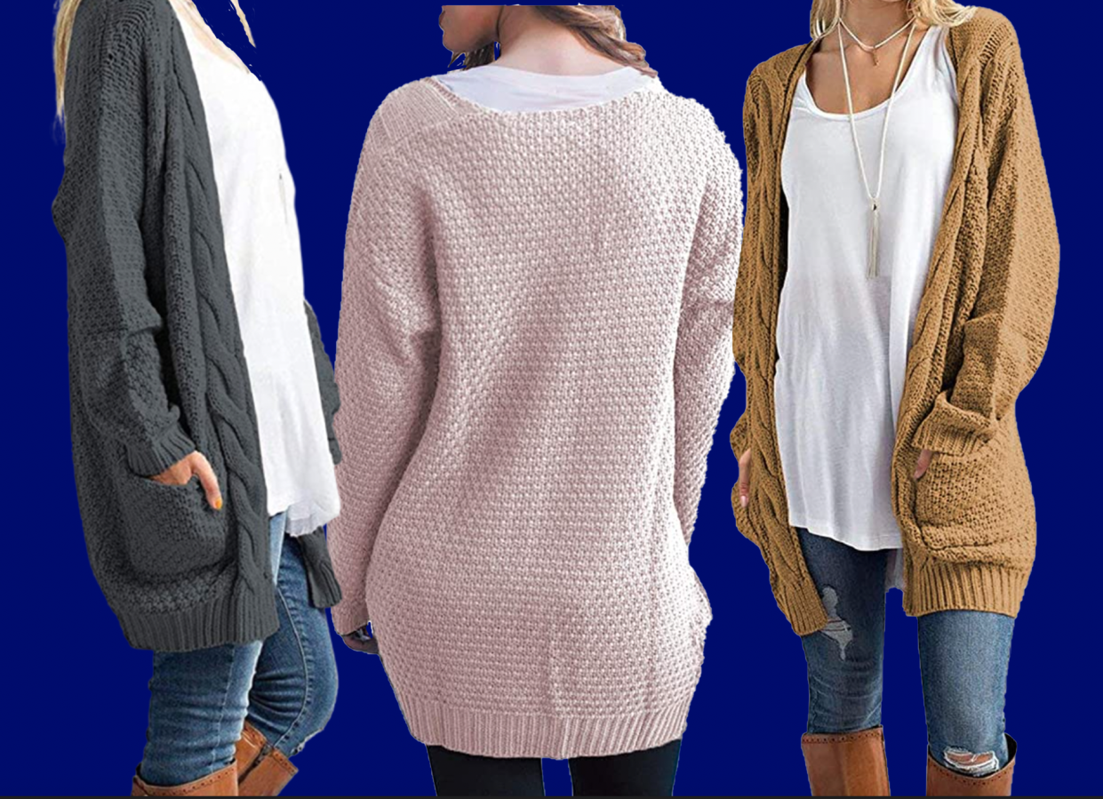 Your everyday cardigan for fall. (Photo: Amazon) 