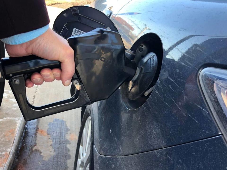 The maximum price of regular gas increased by another 3.1 cents across Newfoundland and Labrador on Thursday.  (Kevin Yarr/CBC - image credit)