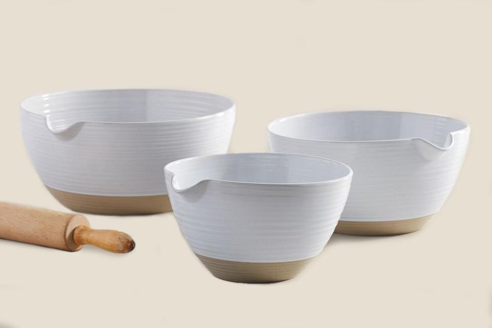 Quinn Handcrafted Stoneware Mixing Bowls