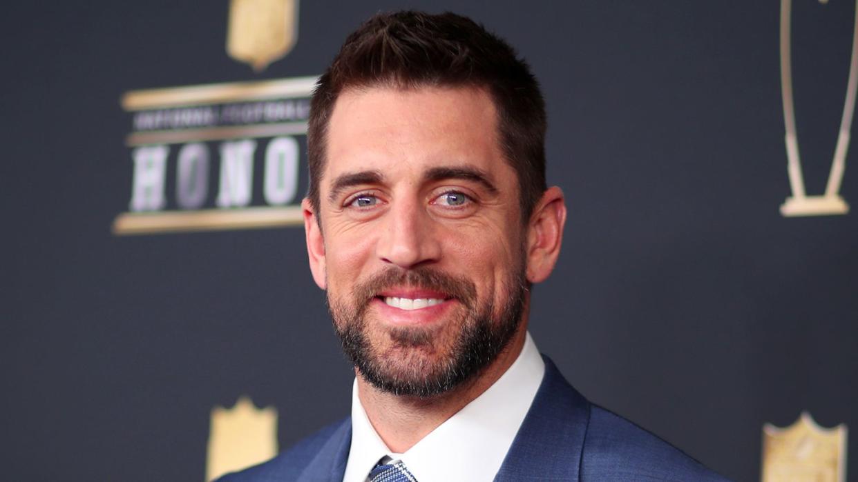 NFL Player Aaron Rodgers attends the NFL Honors at University of Minnesota on February 3, 2018 in Minneapolis, Minnesota.