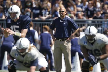 Franklin is trying to inject Penn State with the enthusiasm he brought to Vanderbilt. (AP)