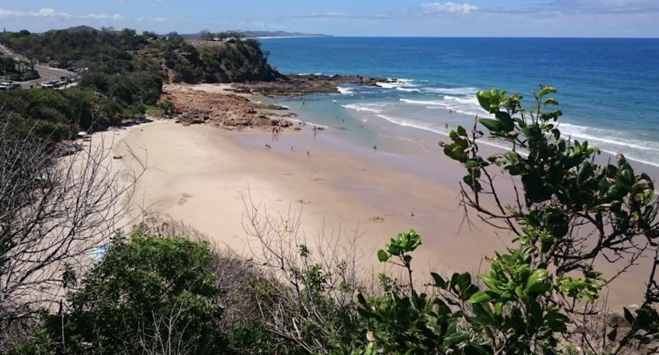 First Bay is pictured at Coolum, Queensland.