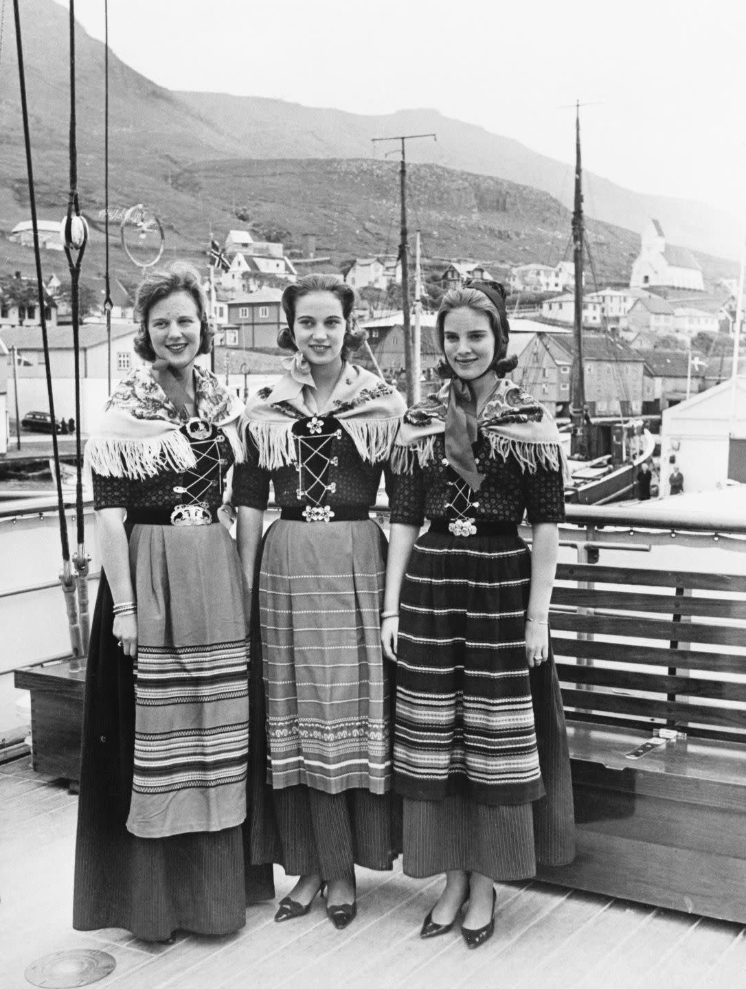 Danish Princesses in National Costume